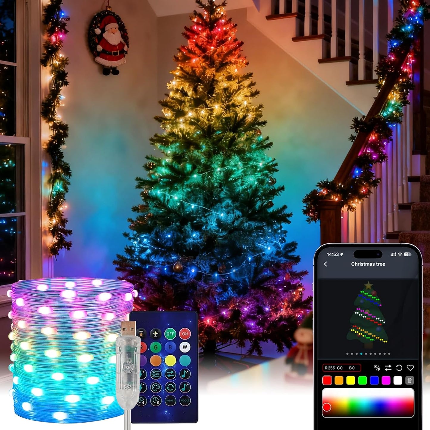 Pametne sijalice za jelku RGB LED Na popustu shop
