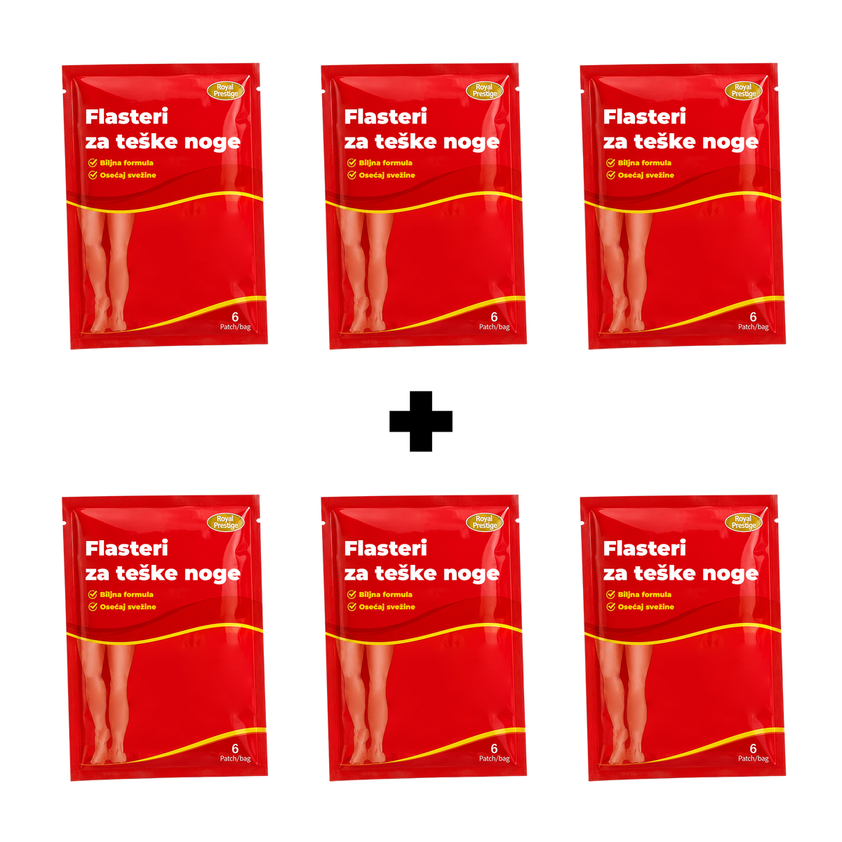 Flasteri za teške noge 18 + 18 GRATIS