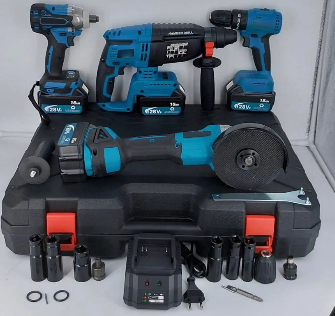 4u1 Aku Set Brusilica + Hilti + Udarni odvijač + Šrafilica