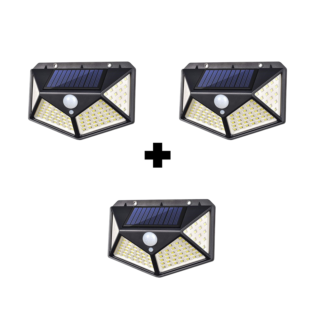 2+1 GRATIS Zidne solarne lampe za dvorište