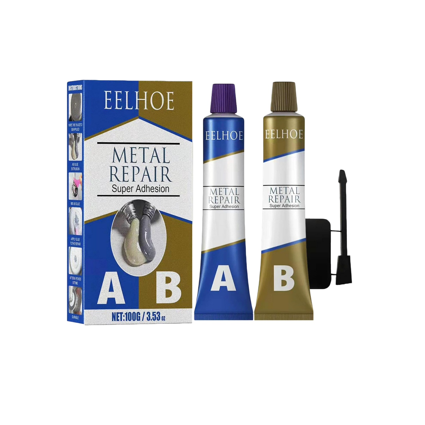 Dvokomponentni lepak za metal 1+1 GRATIS