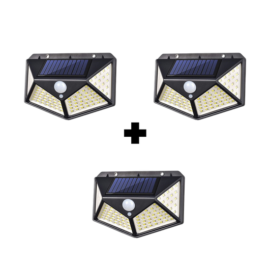 2+1 GRATIS Zidne solarne lampe za dvorište
